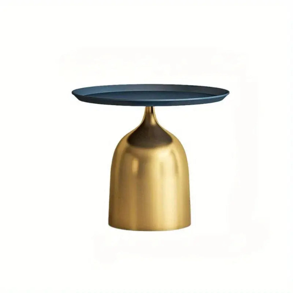 Table de Chevet Bleu et Or Beau Chevet