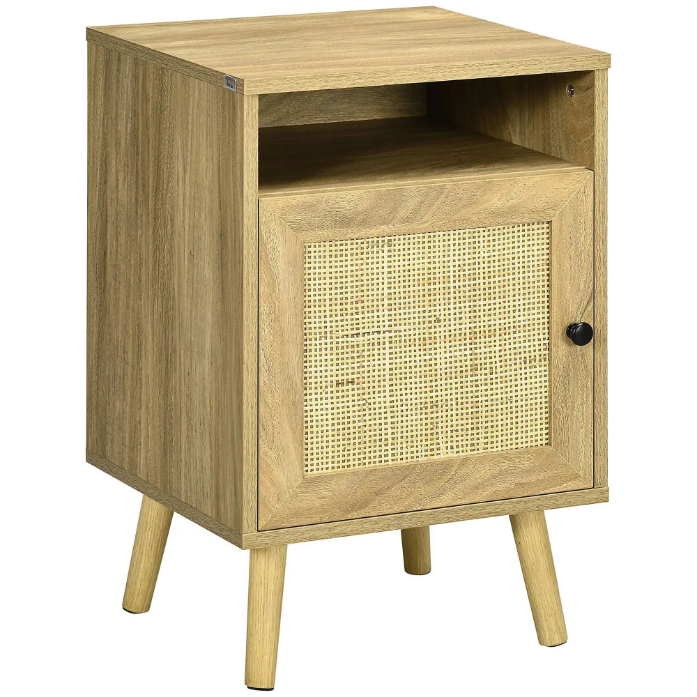 Table de Chevet Cannage Rotin Beau Chevet