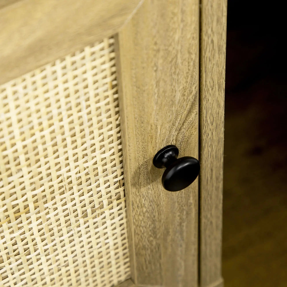 Table de Chevet Cannage Rotin Beau Chevet