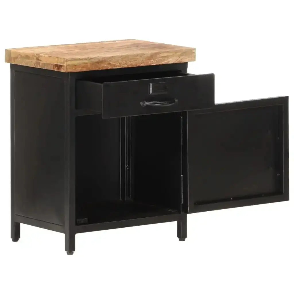 Table de Chevet Metal Noir