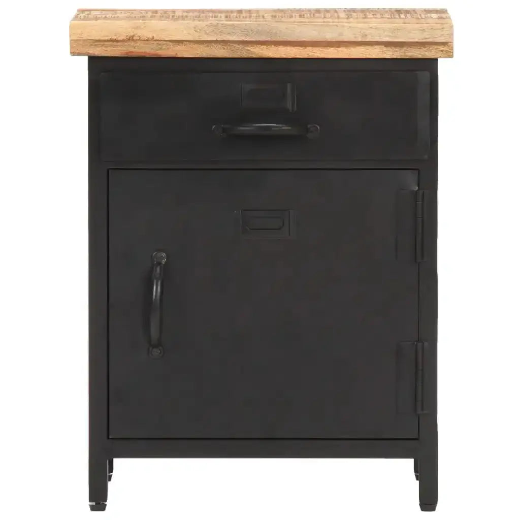 Table de Chevet Metal Noir