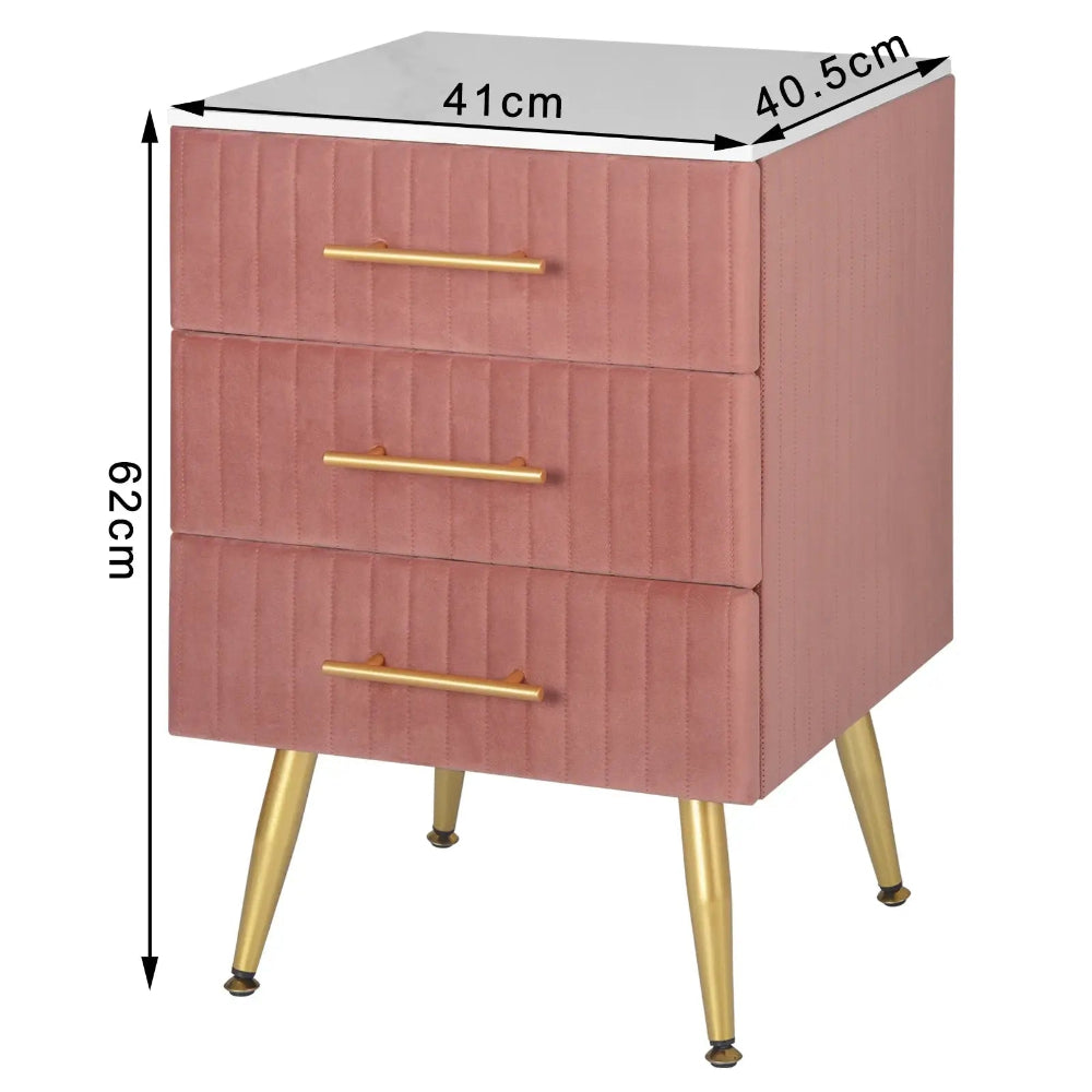 Table de Chevet Rose Beau Chevet