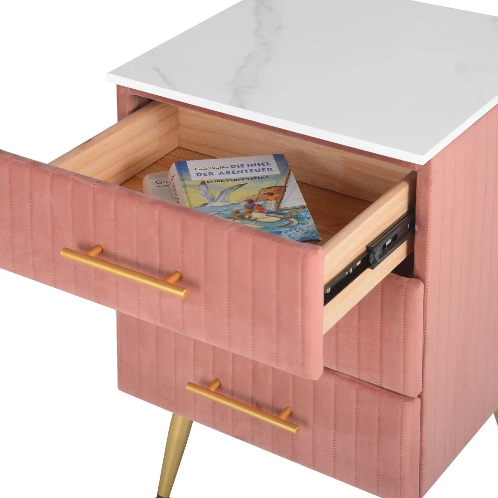 Table de Chevet Rose Beau Chevet
