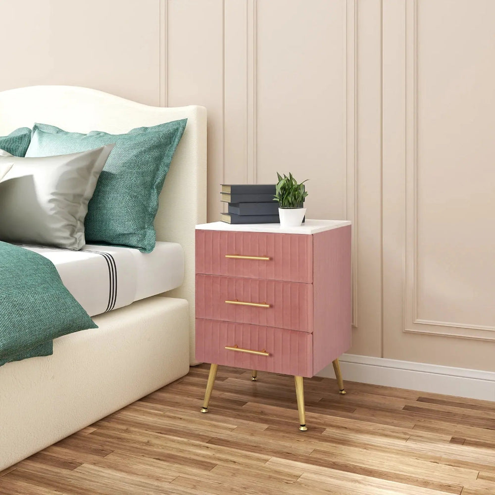 Table de Chevet Rose Beau Chevet
