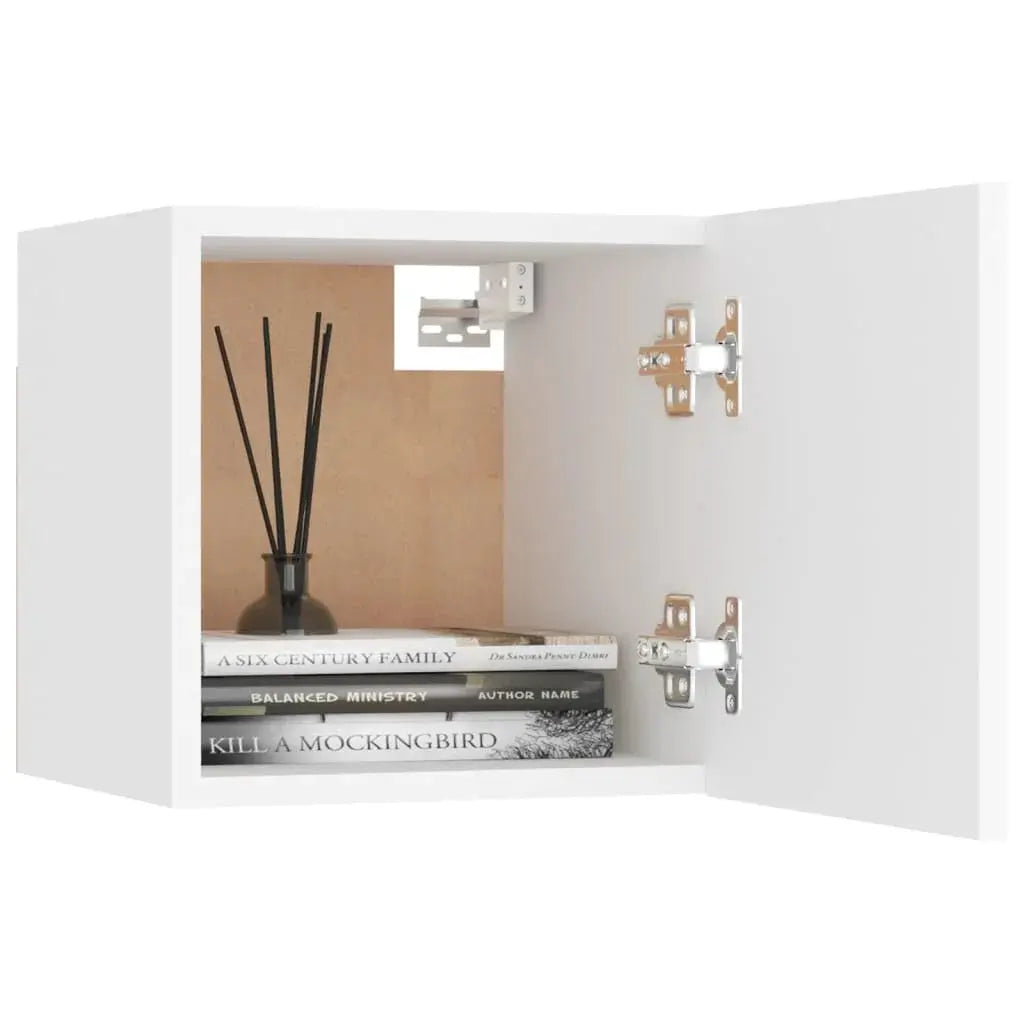 Table de Chevet Suspendue Blanche