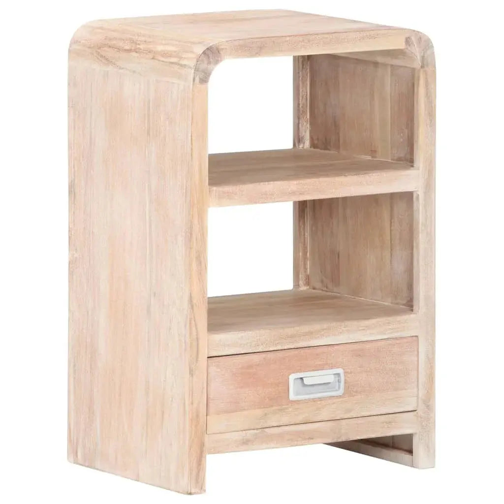 Table de Chevet en Bois Naturel