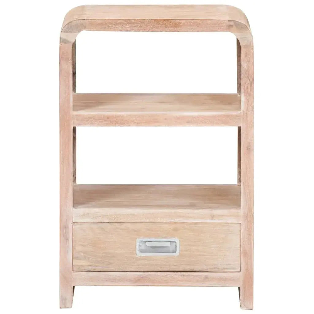 Table de Chevet en Bois Naturel