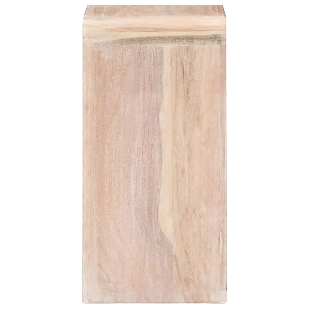 Table de Chevet en Bois Naturel