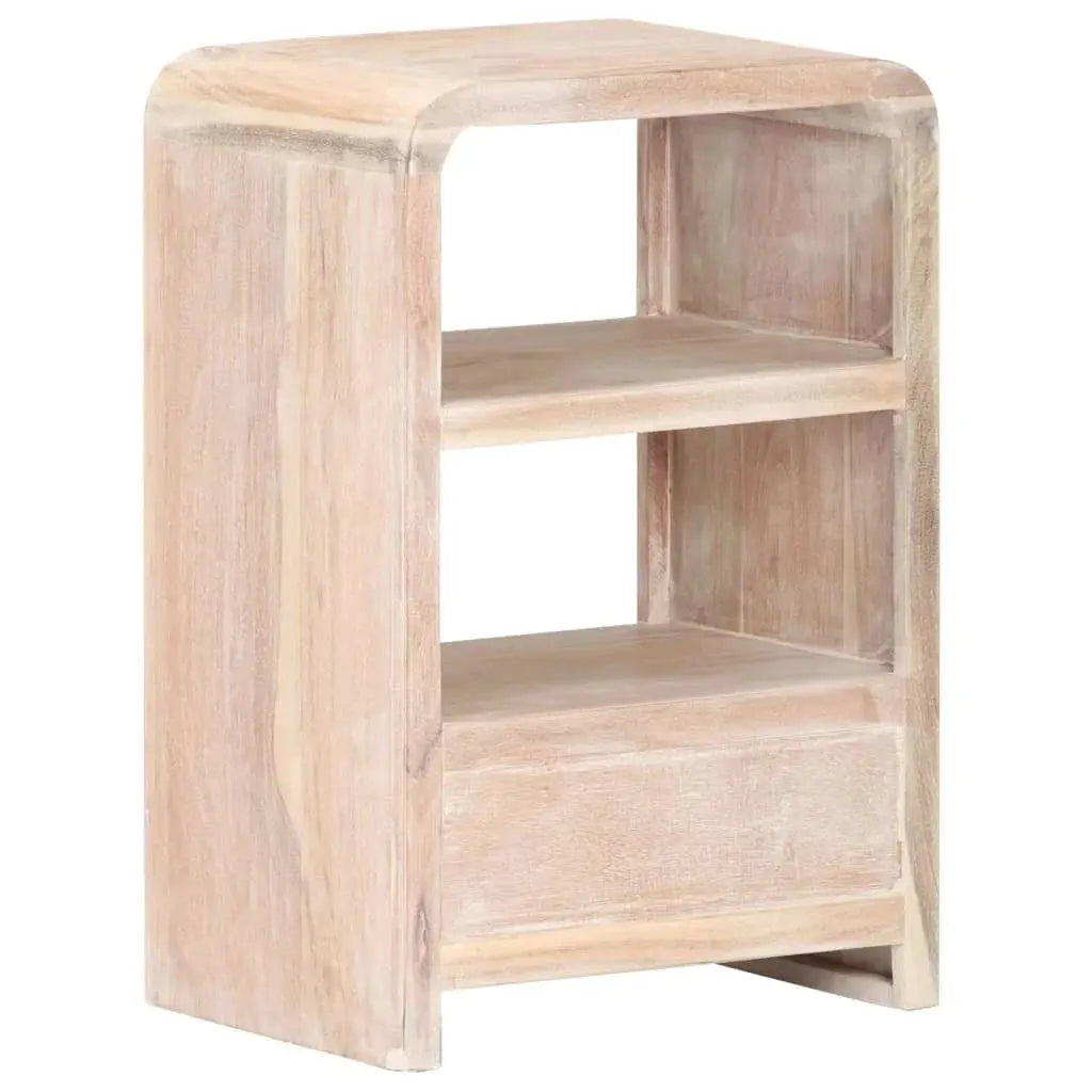 Table de Chevet en Bois Naturel