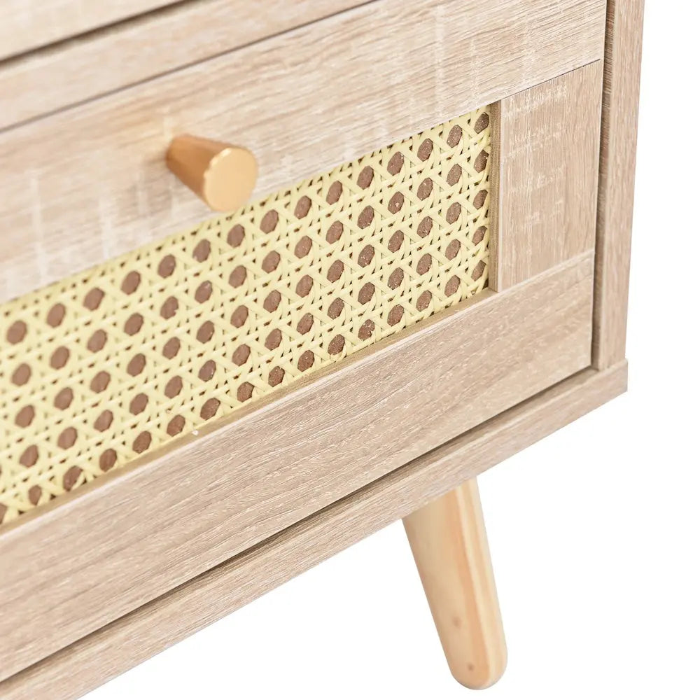 Table de Chevet en Rotin Beau Chevet