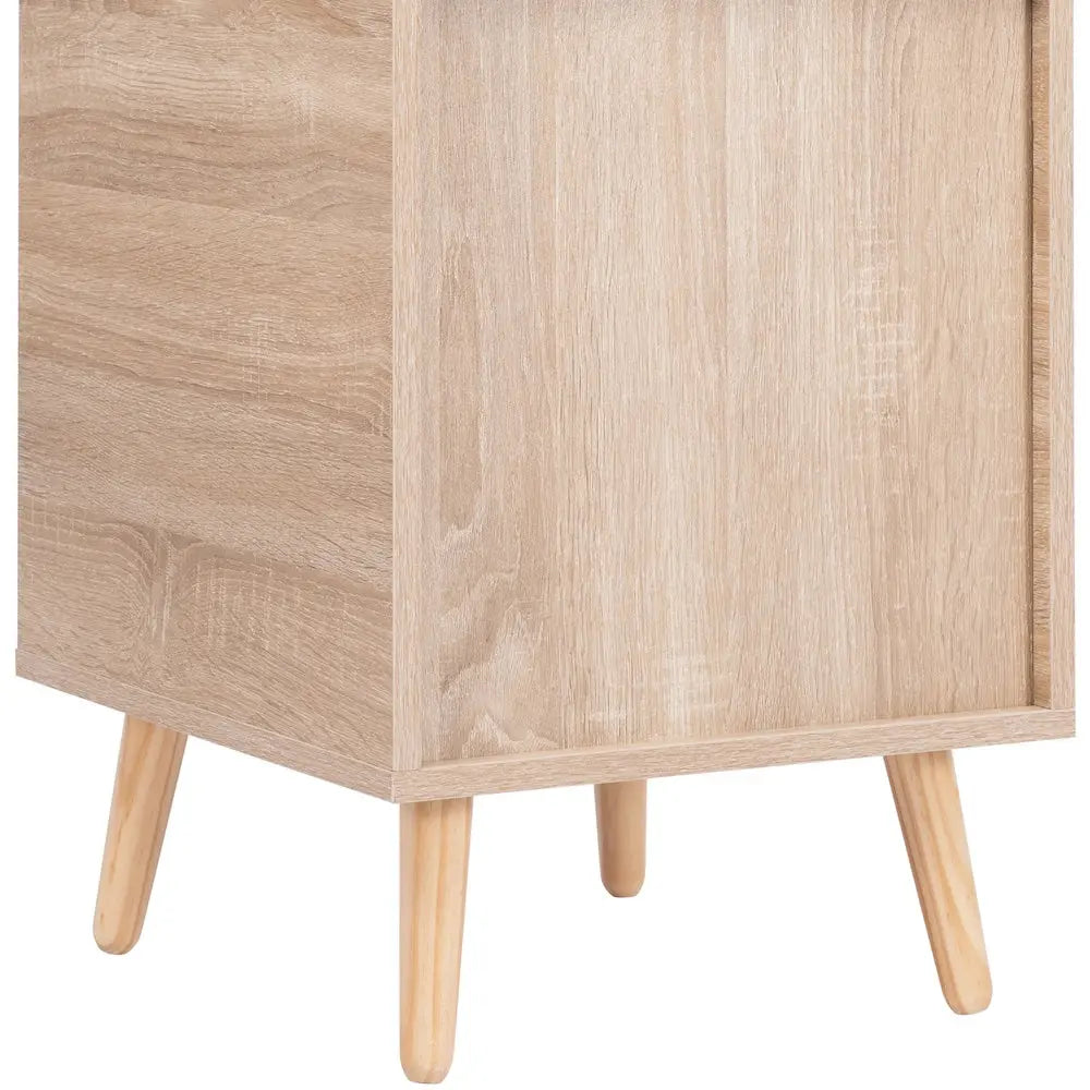 Table de Chevet en Rotin Beau Chevet