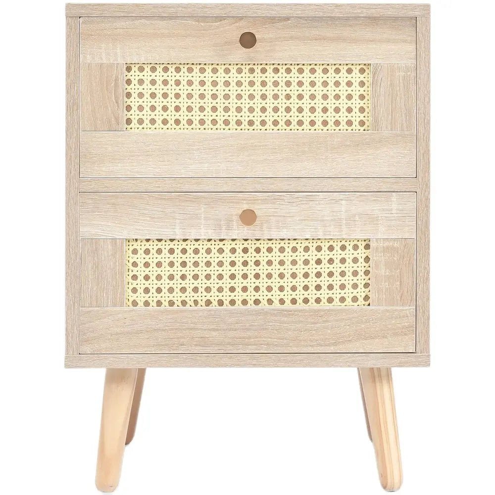 Table de Chevet en Rotin Beau Chevet