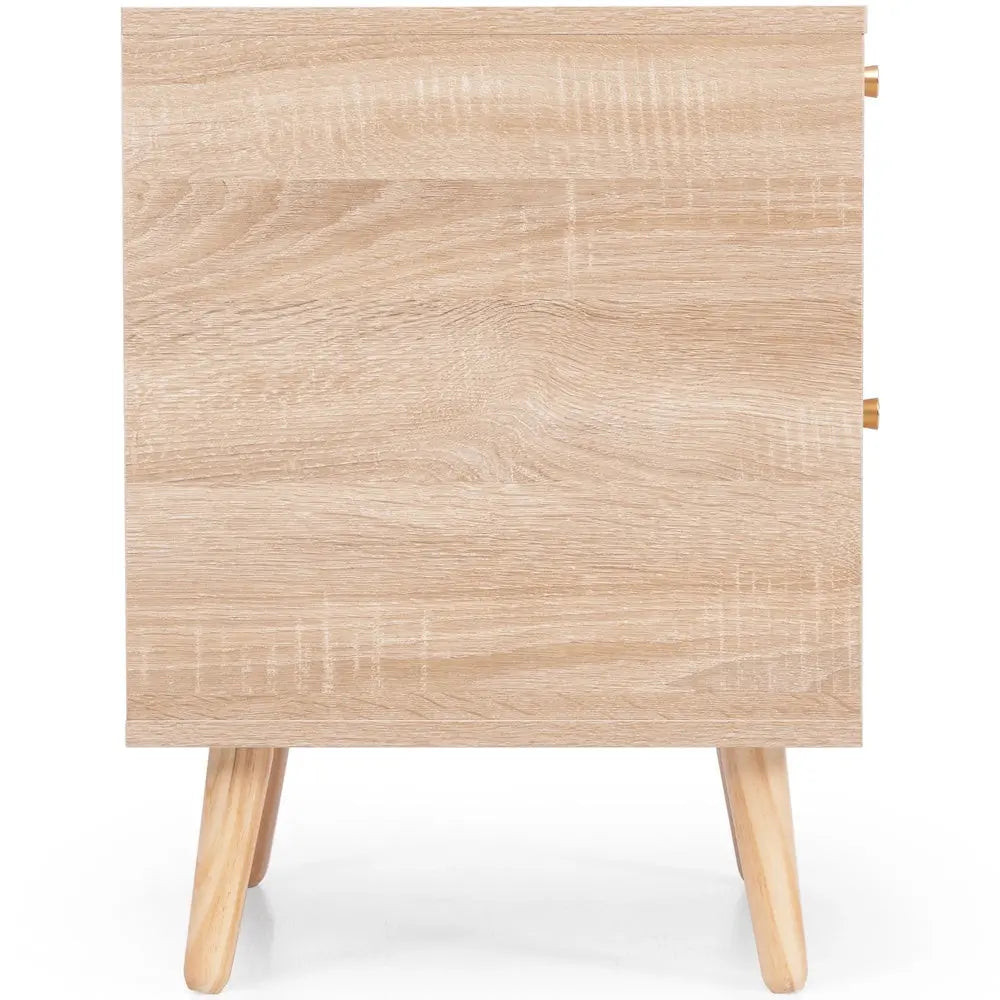Table de Chevet en Rotin Beau Chevet