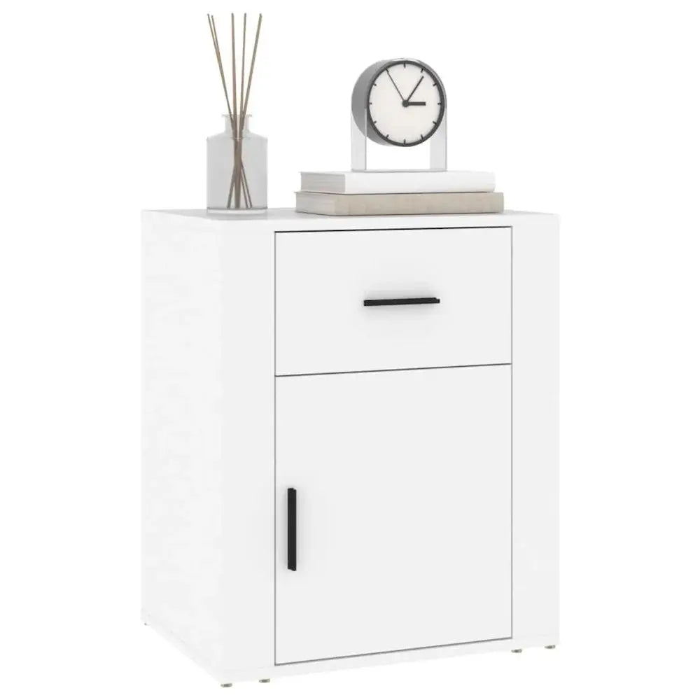 Table de Nuit Blanc Beau Chevet