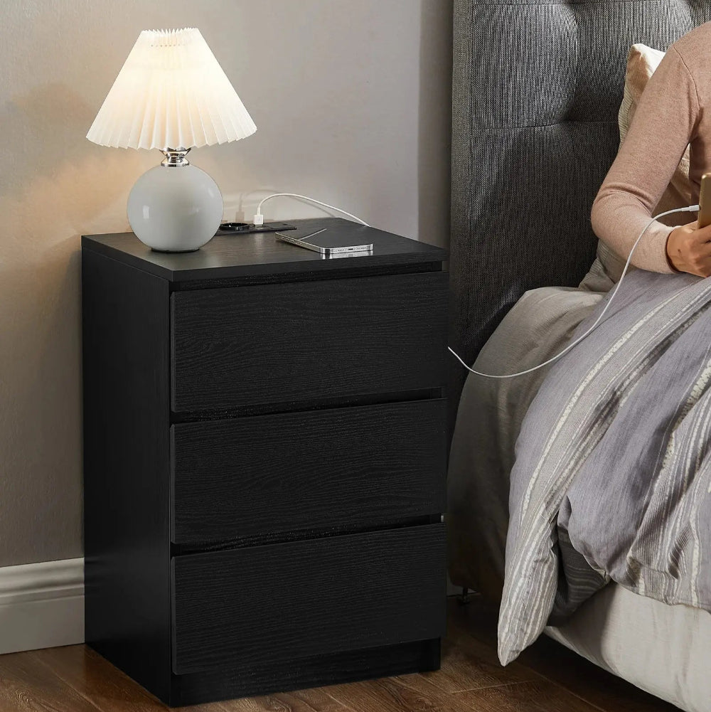 table de chevet avec prise usb Beau Chevet