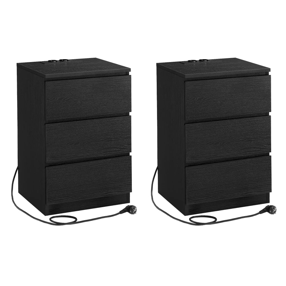 table de chevet avec prise usb Beau Chevet