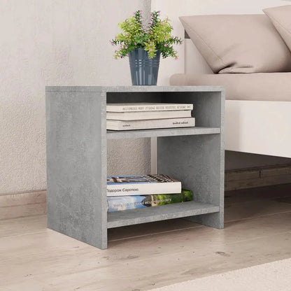 Lot de 2 Table de Chevet Gris Beau Chevet