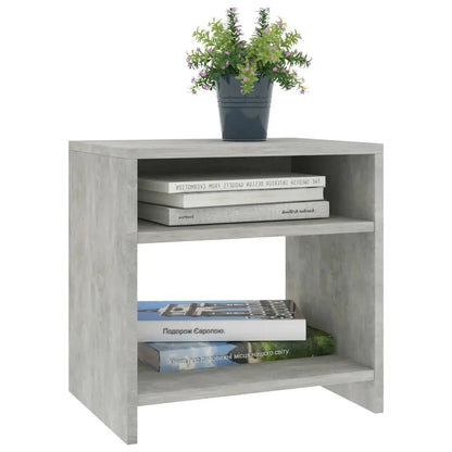 Lot de 2 Table de Chevet Gris Beau Chevet