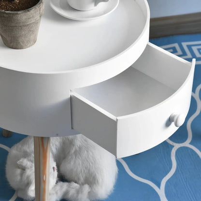 Table de Chevet Blanche Design Beau Chevet