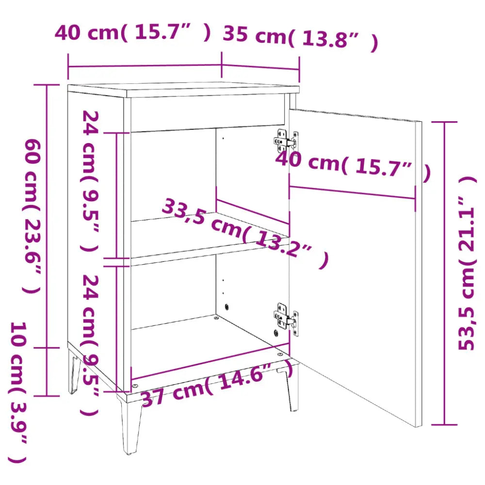 Table de Chevet Hauteur 70 cm Beau Chevet
