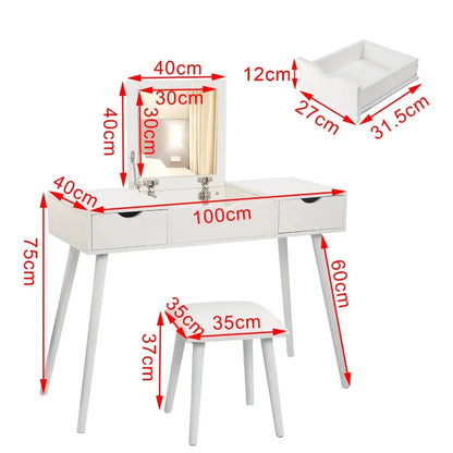 Table de Chevet Miroir