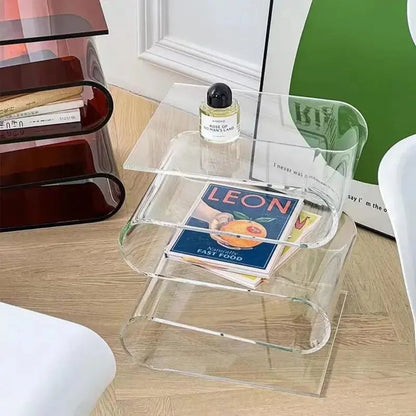 Table de Chevet Transparente Beau Chevet